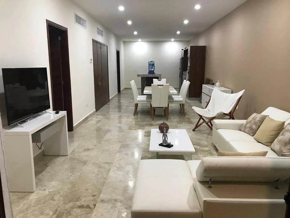 公寓 Deluxe New Beachfront Penthouse In 艾库玛尔 墨西哥